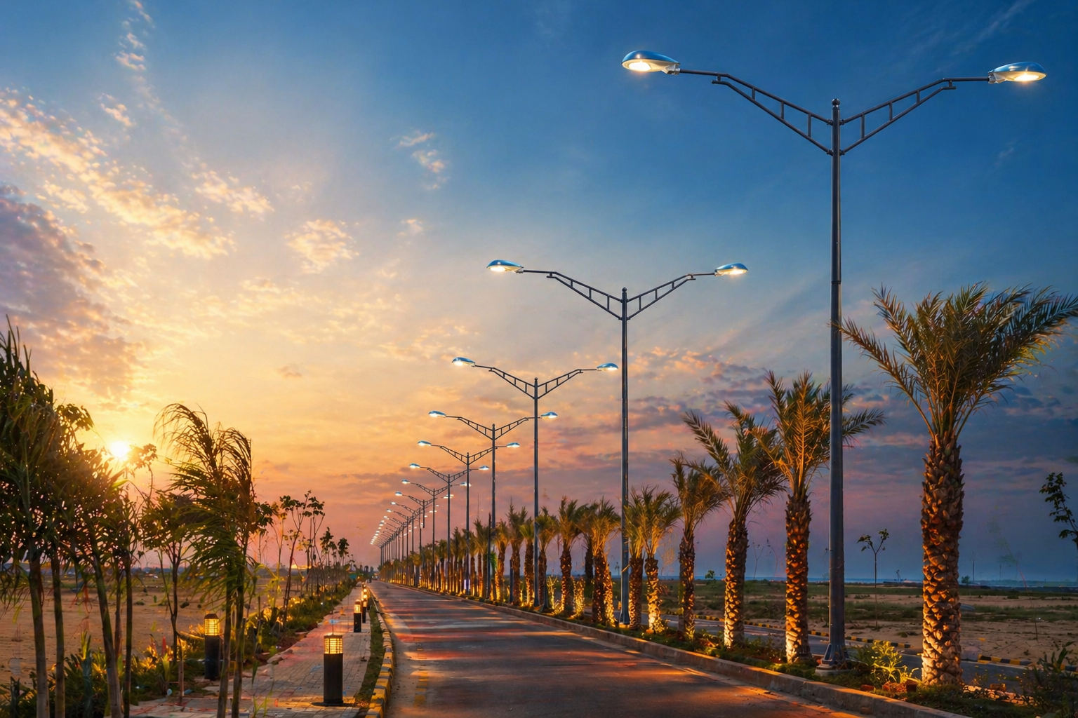 High Mast Lighting Pole Manufacturer in India